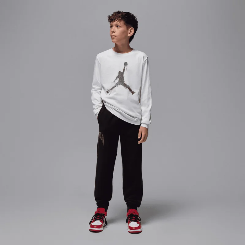 Jordan White Kids' Jumpman Drips Sweatshirt  | Best Price UAE